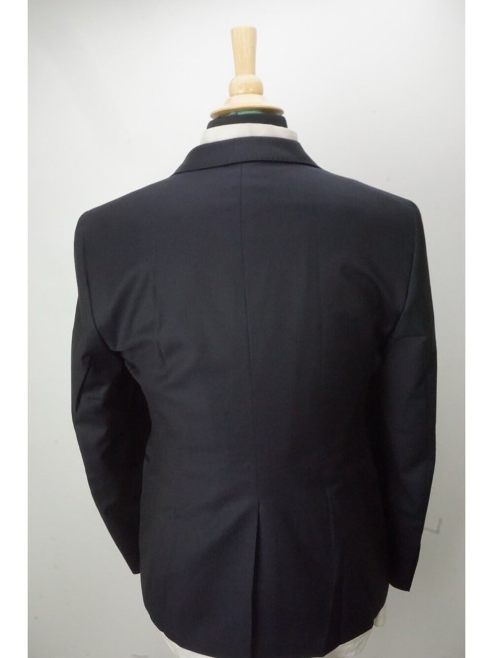 Tagliatore Navy Herringbone S130s Wool Sport Coat Jacket Sz 38R US Brand New - Picture 5 of 9